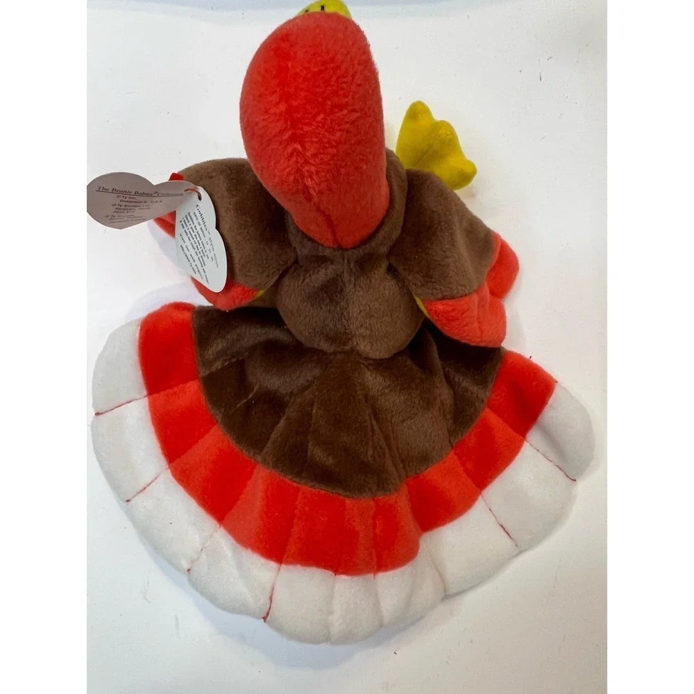 NWT TY Beanie Babies – Vintage Gobbles the‎ Turkey And Strut The Rooster